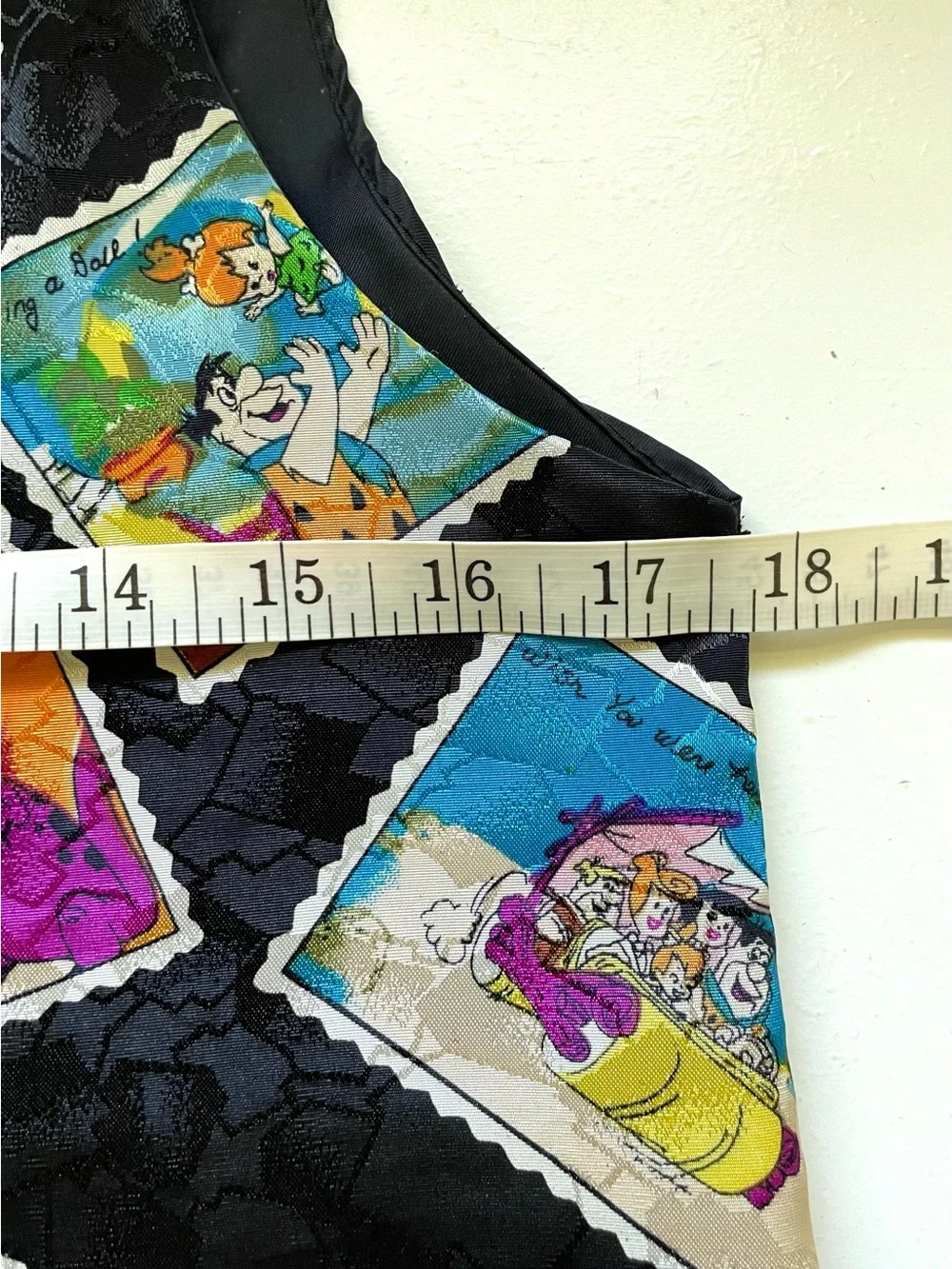 The Flintstones Hanna Barbera Vintage Cartoon Novelty Vest Colorful Retro TV 90s